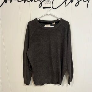 WEATHERPROOF VINTAGE Dark Gray Acrylic Knit Sweater XXL